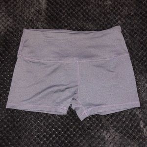 Gray spandex shorts